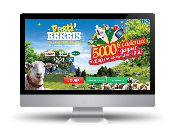 Festi brebis Lactalis jeu concurs web