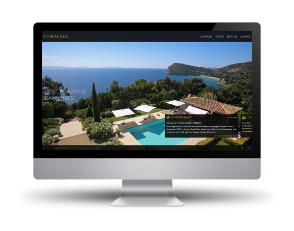 Luxury Rentals site web