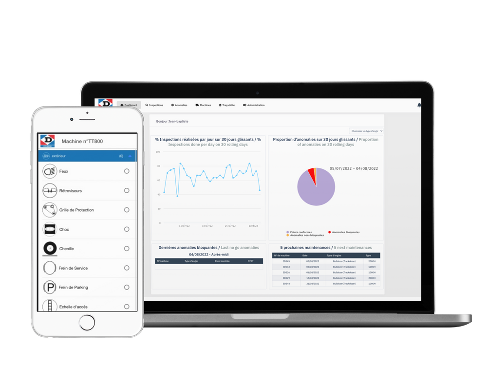 Cas clients Bouygues TP application mobile formulaire