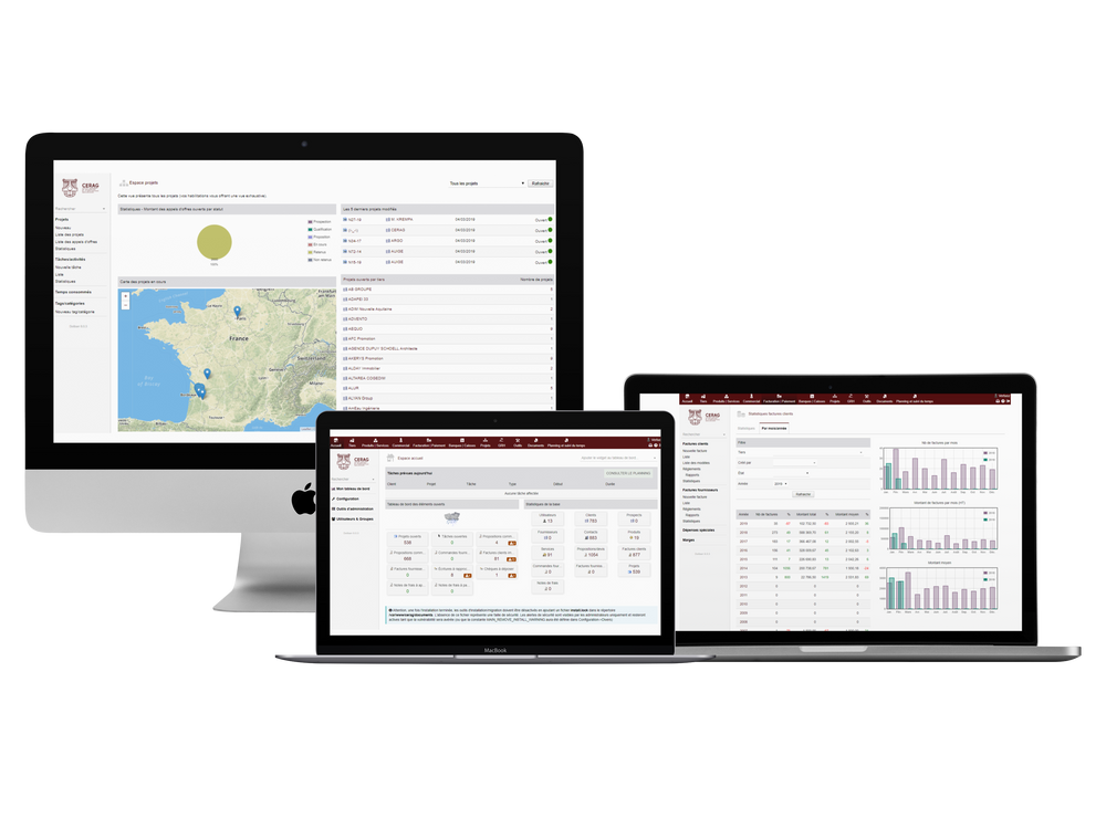 Cas clients CERAG logiciel ERP