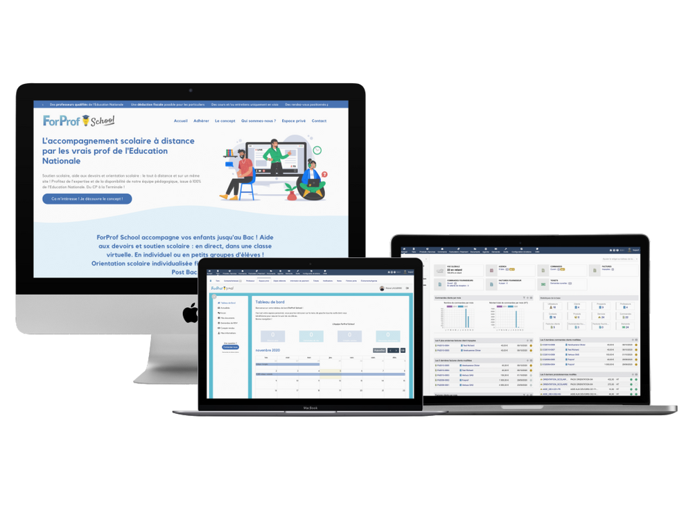 Cas clients Forprof school logiciel ERP